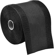 SECFOU Unique Design Floor Cable Cover Hook and Loop Tape Cable Grip Strip Easy Install and Reusable for Carpet
