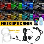 RGB USB LED Light Interior Car Accessories Neon Ambient Atmosphere Neon Lamp 12V (for: Renault)