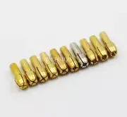 10pc Brass Collet Pin Vice Nut Rotary Drill Die Grinder Tool Milling Chucking