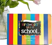 First And Last Day Of School Memory Book, Kids School Journal, Kids Memory Book, With Portable Construction, Photo & Artwork Slots, Multicolor, For Celebration, Teacher, Students, Photo