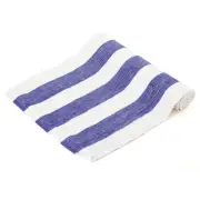 NEW Rans Alfresco Striped Table Runner Cobalt Blue