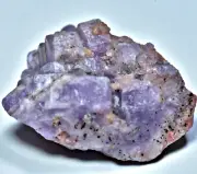 26 Ct Beautiful Natural Purple Apatite Crystals Cluster From Kunar Afghanistan