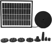 SOLAR POWERED WATER OXYGEN PUMP GREEN FUNCTION FOR ROCKERY FOUNTAIN