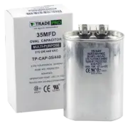 NEW -TRADEPRO TP-CAP-35/440 35 MFD 440 Volt Oval Running Capacitor hvac run cap