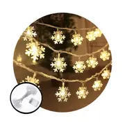 Christmas Lights Snowflake Indoor String Led Party Decorations Seasonal Decorations