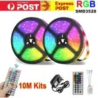 10M RGB 3528 SMD LED Strip Lights 44 Key IR Remote Controller For Clubs Home DIY