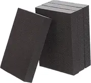 Hoement Universal Sanding Blocks 4pcs Square Sponge Sanding Pads for Metal Automotive Wood Fine Grit
