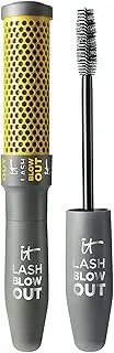 IT Cosmetics Lash Blowout Mascara, Black - Lifts, Volumizes & Separates Lashes - Unique Wand Developed with Drybar - Contains Biotin - 0.24 fl oz
