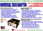 UNIVERSAL TACH ADAPTER / CONVERTER, COP-1-2-3-4-5-6-8-10 cyl to any 4-6-8 Tach