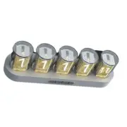 RGB Glow Tube Clock LED Glows DIY Digital Tube Gaming Desktop Home Decor