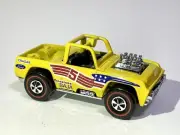 CUSTOM MADE HOT WHEELS BAJA BRUISER REDLINE Gloss Yellow
