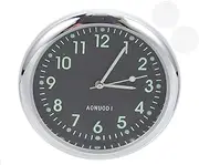 SEWOART 2pcs Car Digital Clock Dashboard Clock Car Clock Decorative Small Clock Stick on Clock for Car Auto Dash Car Dashboard Watch Clock for Car Dashboard Air Vent Auto Clock Mini Glass