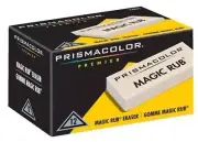Prismacolor Magic Rub Medium Block Eraser 12/Pk School Office Art Delicate Paper