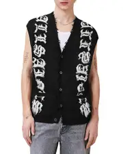 Allsaints Scripture Sweater Vest