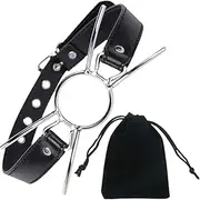 Gag Mouth Leather Bondage Sm Open Mouth Gag Sex Metal Mouth Gag Plug Bondage Restraints Bite Gag Open Mouth Gag Sex Toys