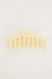 White Classic Claw Clip