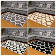 Lantern Pattern Area Rug Modern Indoor Plush Fluffy Rectangle Rugs Soft Carpet