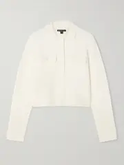 [James Perse] James Perse - Stretch-knit Jacket - Ivory - 3 3 Ivory