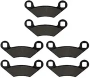 Motorcycle Front and Rear Brake Pads for POLARIS 400 Sportsman HO 4 x 4 2008 2009 2010 (Color : 3 Pairs)
