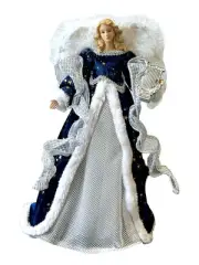 Christmas Tree Topper Angel - Blue