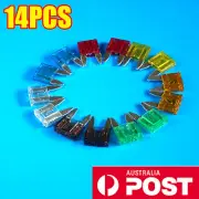 14PCS Mini Blade Fuses for Holden Commodore Berlina Calais SS HSV VT VX VY VZ AU