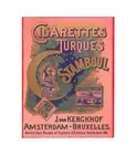 1895 Cigarettes Turques Stamboul label poster home accent wall art