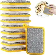 Double-Sided Dishwashing Sponge Cloth – Reusable Microfiber & Soft Sponge Kitchen Scrubber – Scratch-Free, Absorbent, Non-Stick Pan Cleaner, Eco-Friendly Cleaning Rags for Dishes & Surfaces (5)