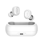 T1C TWS True Wireless Earphone HiFi Stereo Dual Mic Headphone with Charging Box from xiaomi Eco-System WHITE COLOR