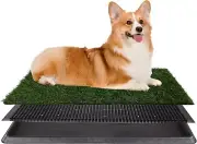 Artificial Grass Puppy Pee Pad for Dogs and Small Pets - 20x25 Reusable 3 -Layer