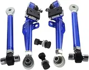 Lower Control Arms Compatible For Nissan Skyline 89-94 240SX S13 180SX 200SX 300ZX R32 R33(Silver)