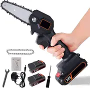 Mini Cordless Electric Chainsaw 2X Battery-Powere