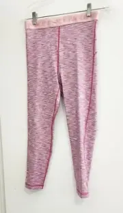 Nike Pro Womens Fitted Space Dyed Cropped Tights Pink Glaze Sz M - NWT