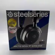 New Steelseries Arctis Nova 7p Wireless Headphones Silver/Blue