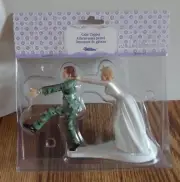Wilton Camo Groom Bride Military Wedding Cake Topper Figurine, Funny Run away