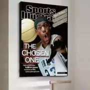 LeBron James NBA Sports Illustrated Poster
