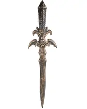 Bronze Medieval Skull Sword