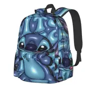 a614 Cartoon Stitch Backpack Large Capacity Lightweight Travel Unisex Waterproof Backpacks For Men Women Gne614