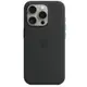Apple iPhone 15 Pro MagSafe 矽膠保護殼 - 黑色