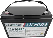 100AH LiFePO4 Lithium Iron Phosphate 12V-14V Deep BMS Solar RV Golf Boot Cycle Battery