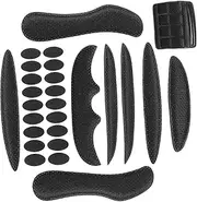 HONMEET Ergonomic Bicycle Helmet Padding Kit Cycle Helmet Inserts 18 Adhesive Dots for Safety Helmets