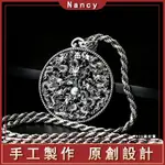 NANCY原創設計丨925 純銀項鍊 九龍戲珠吊墜龍牌項鍊墜子男鏤空銀掛墜辟邪轉運龍吊墜 潮男項鍊 個性項鍊 項鍊吊墜