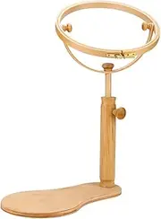 [Jerliflyer] Embroidery Stand, Adjustable Guofa Stand Rotated Cross Stitch Hands Free Holder for DIY Craft Sewing Needlepoint Frame(21mm)