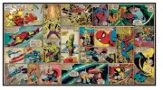Marvel Classics Comic Panel Mural Large Room Spider-man Thor Hulk 10.5' X 6'
