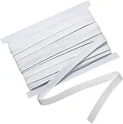 White Wide Sewing Elastic Knit Elastic Spool (1/2 Inch x 11 Yards)