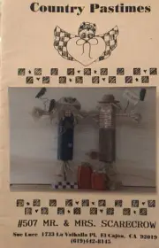 Vintage Tole Painting Pattern Packet: Mr. & Mrs. Scarecrow by Sue Luce