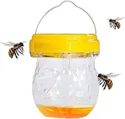[Lmyit] Wasp Trap | Solar Hornet Traps Outdoor,Waterproof Reusable Yellow Jacket Catcher for Patio Backyard Shed Farm Indoor Outdoor