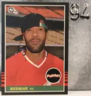 REDMAN Limited Edition Hip Hop Baseball Art Card RAP Muddy Waters Reggie Noble