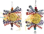 BESPORTBLE Parrot for Birds Creative Bite Plaything Made from Safe Grass for Physical Activity Durable Chew