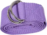 OSOLADY Yoga Assisted Stretch Belt Trick Stone Fitness Belt Support Belt Stretch Belt Blade Handle Resistance Belt Stretch Belt Rope Stretch Belt Tension Belt Polyester Cotton Lavender