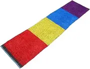 INOOMP School Track Mat Imitated Grass Playground Mat Soft Outdoor Turf Floor Pad